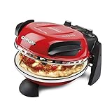 G3 Ferrari G10006 Pizza Express Delizia, Forno Pizza, 1200W, 400°C, Pizza fragrante in 5 minuti, Ricettario incluso, Rosso